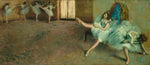 Before the Ballet, vintage artwork by Edgar Degas, 12x8" (A4) Poster