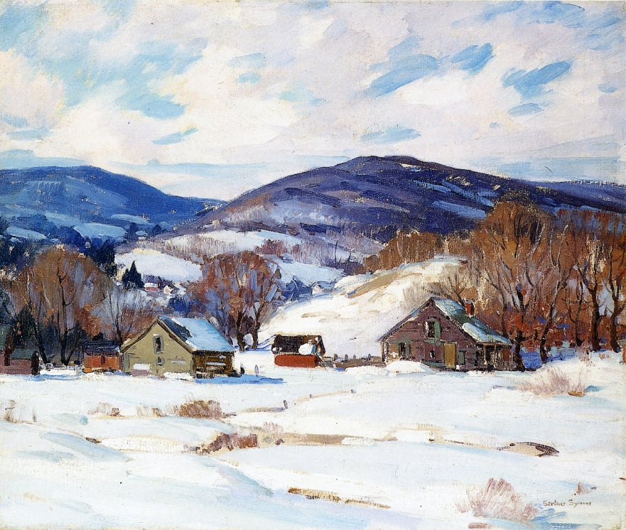 Early Snow by George Gardner Symons,A3(16x12")Poster