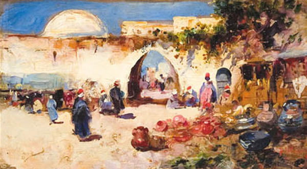 Mercado by Jose Navarro llorens,A3(16x12")Poster