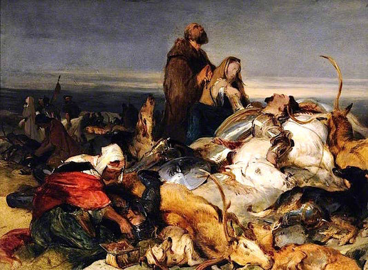 Chevy Chase, vintage artwork by Sir Edwin Landseer, A3 (16x12") Poster Print