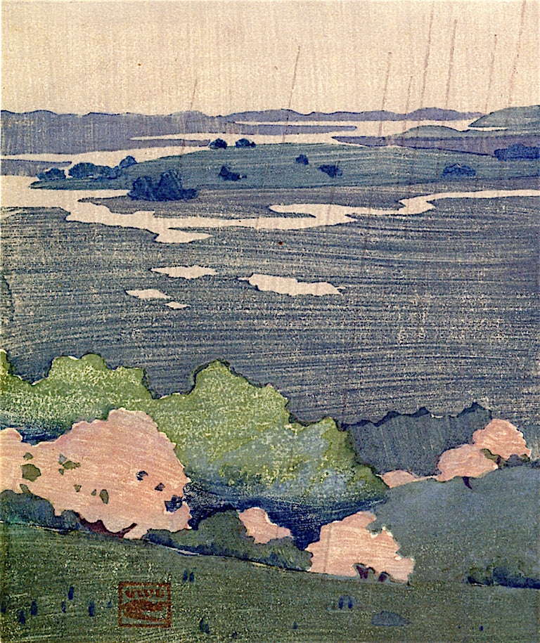 Rain in May by Arthur Wesley Dow,A3(16x12")Poster
