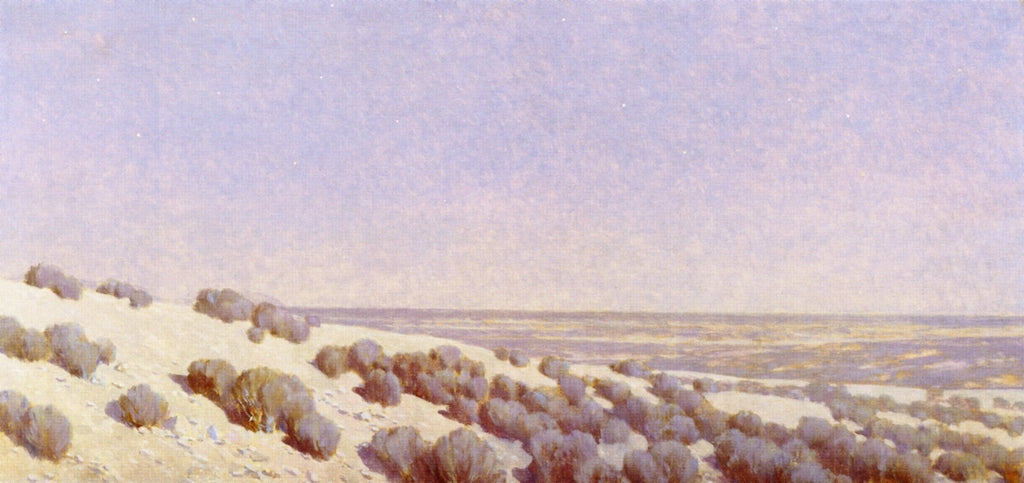 Full Moon in the Mojave Desert by Fernand H. Lungren,A3(16x12")Poster