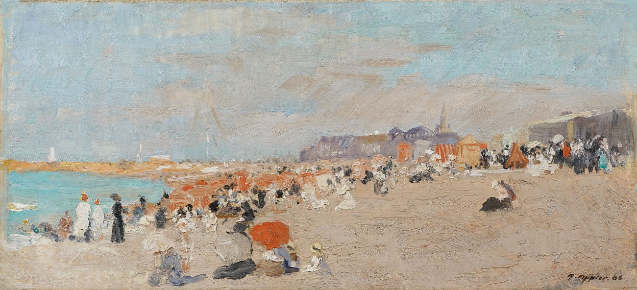 Beach in Utrecht by Ernst Oppler,A3(16x12")Poster