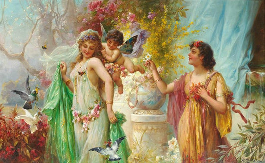 A Classical Idyll by Hans Zatzka,A3(16x12")Poster