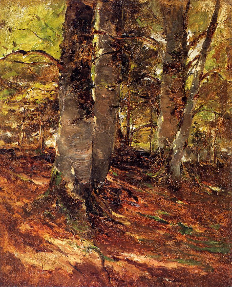 Beachwoods at Polling, vintage artwork by Frank Duveneck, 12x8" (A4) Poster