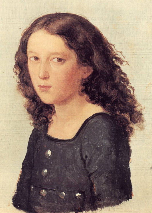 Felix Mendelssohn Bartholdy, vintage artwork by Carl Joseph Begas, A3 (16x12") Poster Print