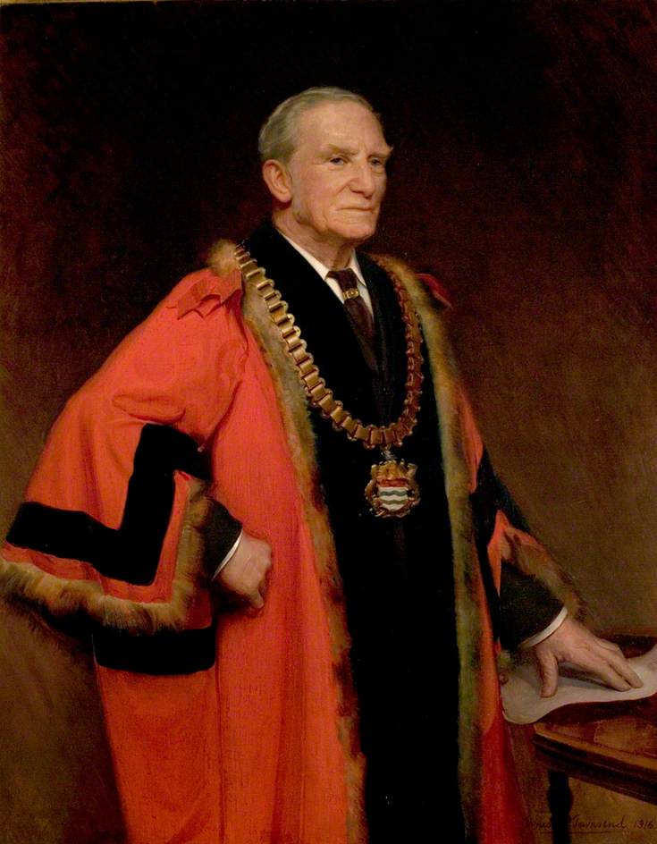 Councillor, Alderman, and Mayor of Newark by Ernest Townsend,16x12(A3) Poster