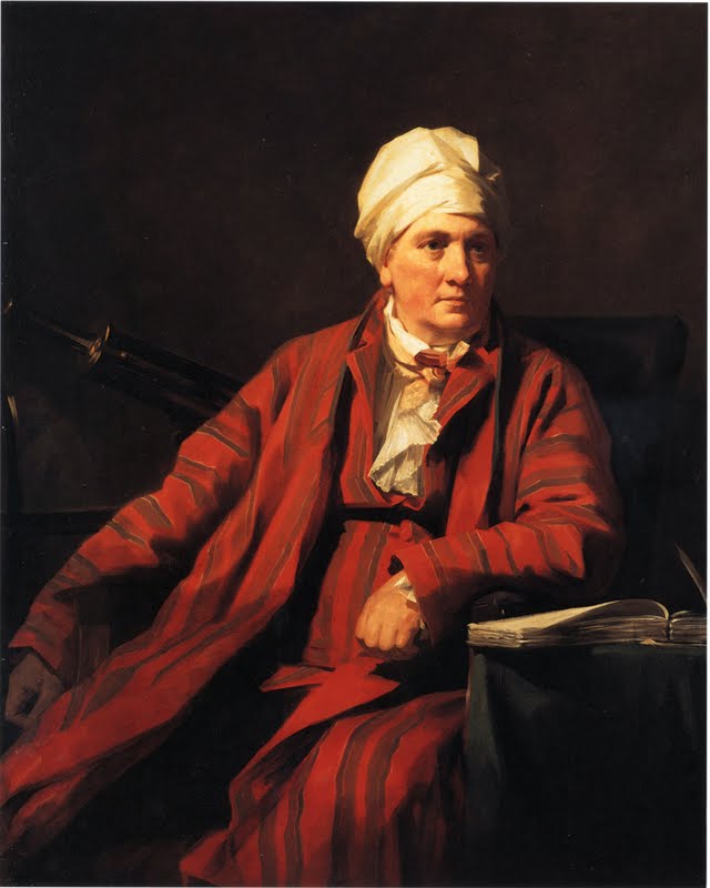 Portrait of John Robison, vintage artwork by Sir Henry Raeburn, R.A., P.R.S.A., 12x8" (A4) Poster