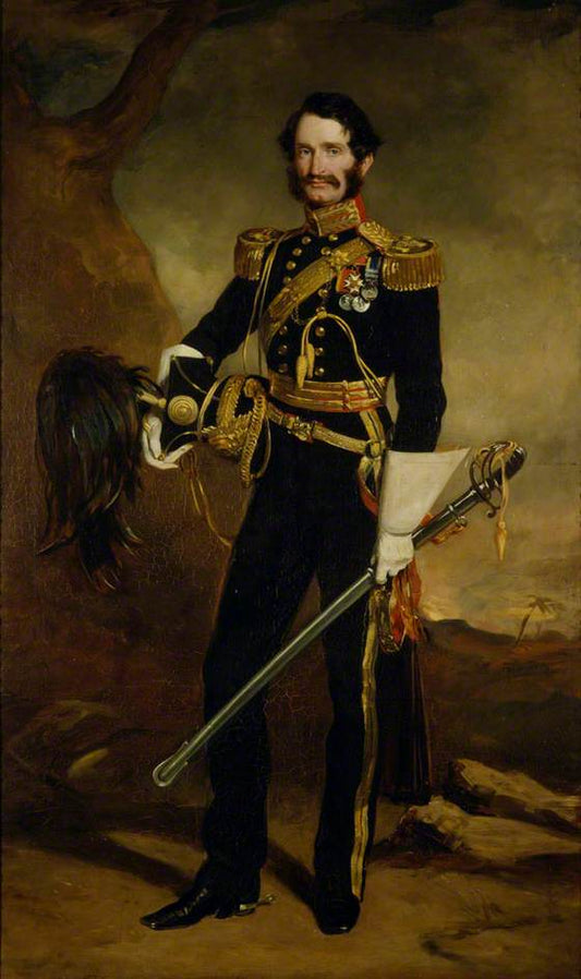 General Sir James Hope Grant, vintage artwork by Sir Francis Grant, P.R.A., A3 (16x12") Poster Print