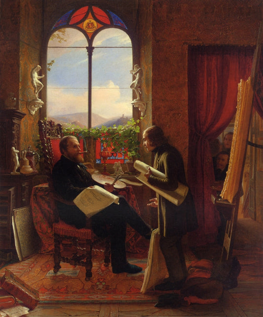 Schuster, Stick to Your Last, vintage artwork by Johann Georg Meyer von Bremen, A3 (16x12") Poster Print