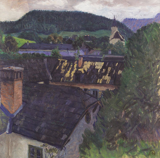 View of Payerbach by Koloman Moser,A3(16x12")Poster