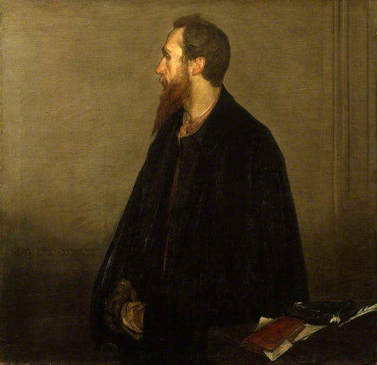 Charles de Sousy Ricketts, vintage artwork by Charles Haslewood Shannon, 12x8" (A4) Poster