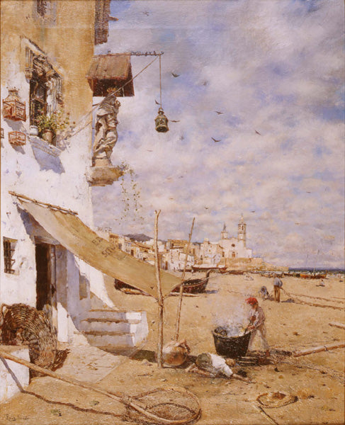 Sitges by Joan Roig Soler,A3(16x12")Poster
