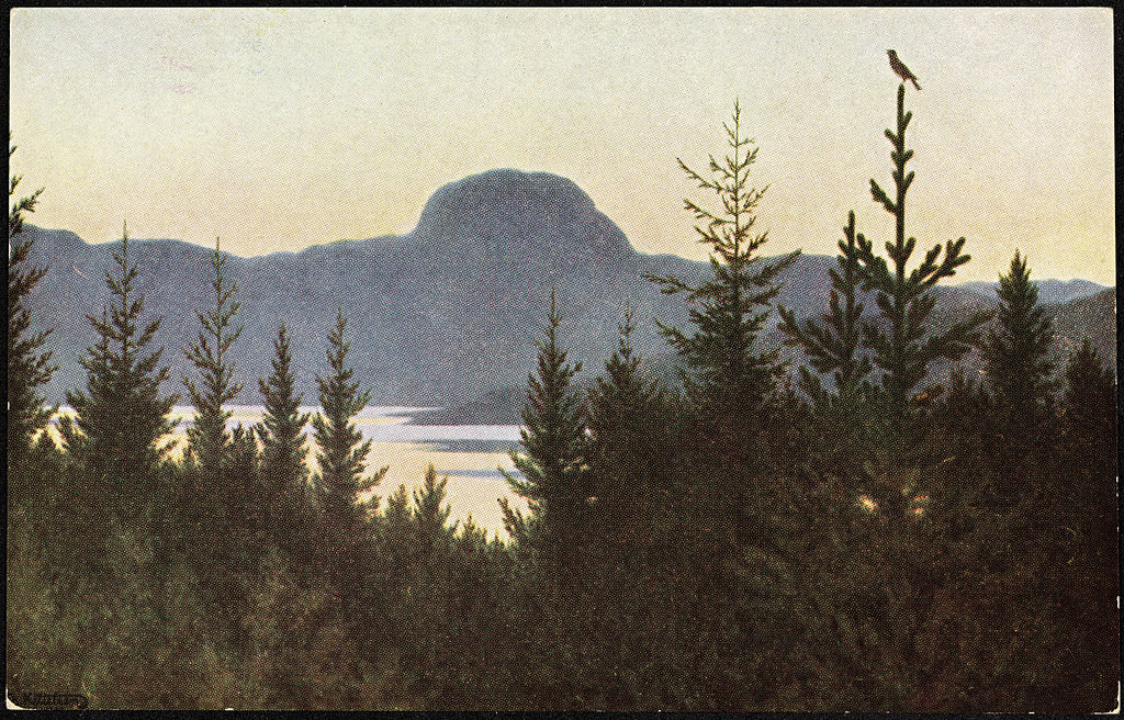 Andersnatten, vintage artwork by Theodor Severin Kittelsen, 12x8" (A4) Poster