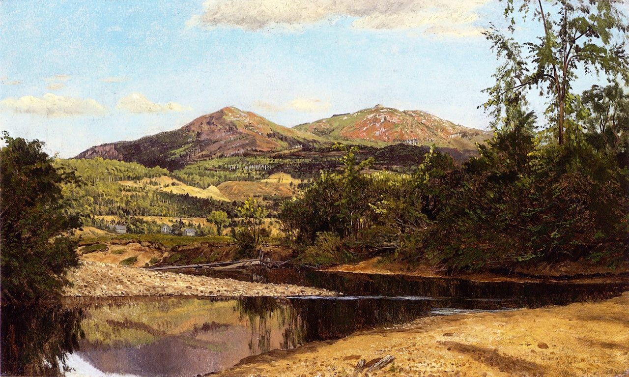 Study from Nature: Keene Flats, vintage artwork by Horace Wolcott Robbins, 12x8" (A4) Poster