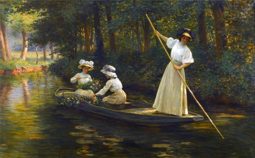 Desir D'ete by Leopold Franz Kowalski,A3(16x12")Poster