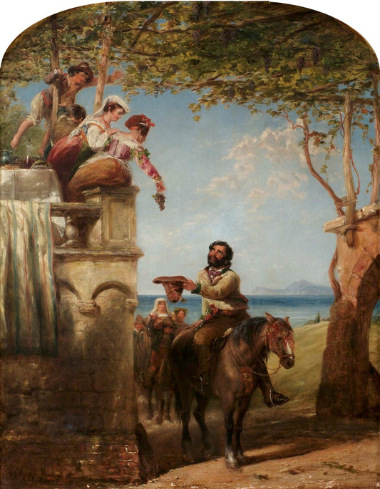 The Gift, vintage artwork by Egron Sillif Lundgren, A3 (16x12") Poster Print