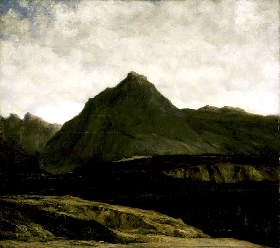 The Hill of the Winds, vintage artwork by Sir David Young Cameron, RA, 12x8" (A4) Poster