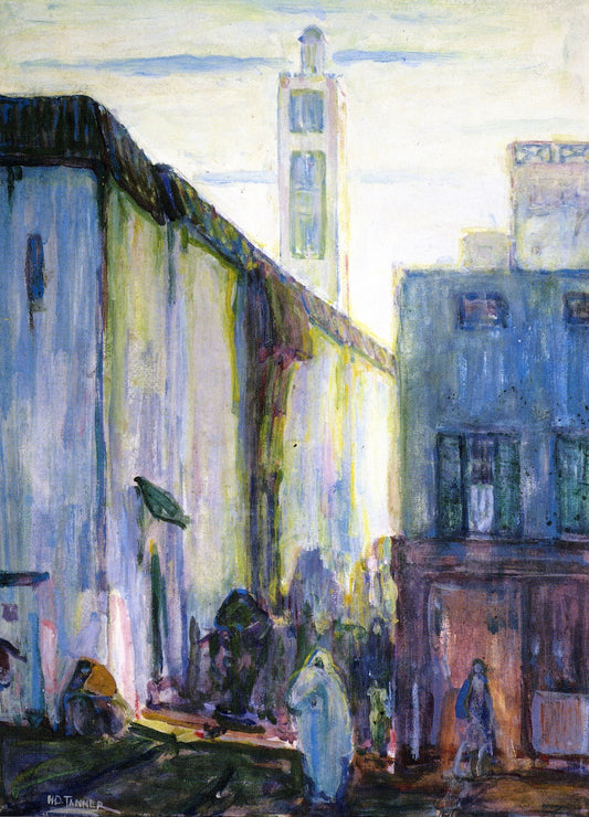 In Constantine, vintage artwork by Henry Ossawa Tanner, 12x8" (A4) Poster