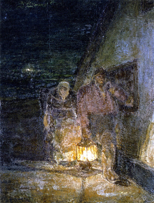 Fishermen's Return, vintage artwork by Henry Ossawa Tanner, 12x8" (A4) Poster