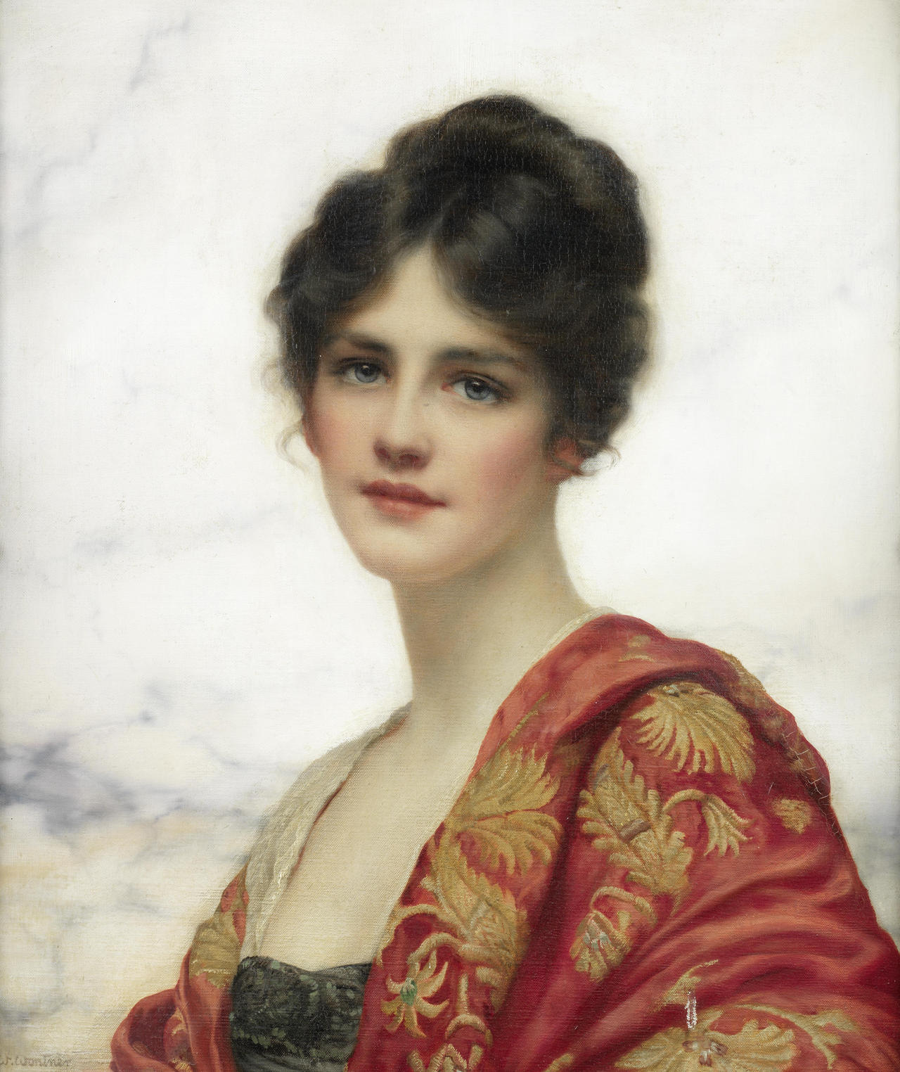 Esme, vintage artwork by William Clarke Wontner, 12x8" (A4) Poster