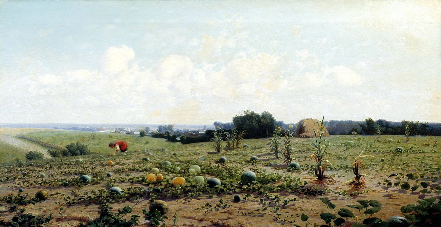 Melon Field by Iosif Krachkovsky,A3(16x12")Poster