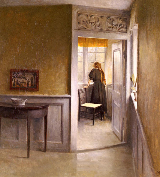 Looking Out The Window by Peter Ilsted,A3(16x12")Poster