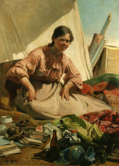 Seller by Juan Gimenez Martin,A3(16x12")Poster