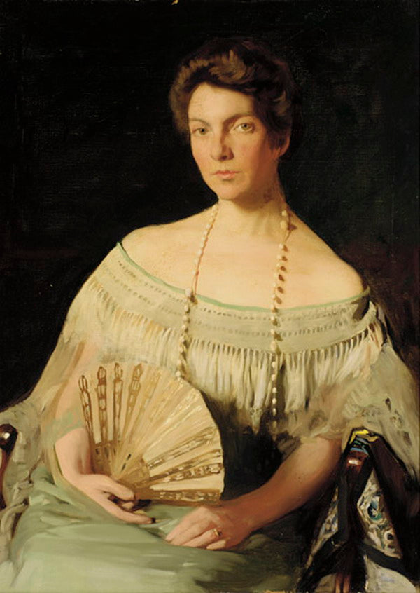 Helen W. Henderson (1874-1956) by Thomas P. Anshutz,A3(16x12")Poster