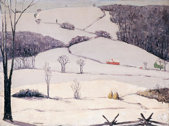 Sunlight in the Valley, vintage artwork by Hendrik J. Glintenkamp, 12x8" (A4) Poster