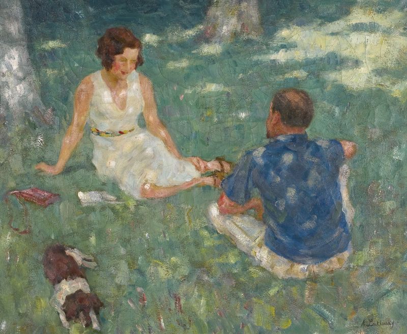Bois de Boulogne by Arnold Borisovich Lakhovsky,16x12(A3) Poster
