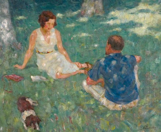 Bois de Boulogne by Arnold Borisovich Lakhovsky,16x12(A3) Poster