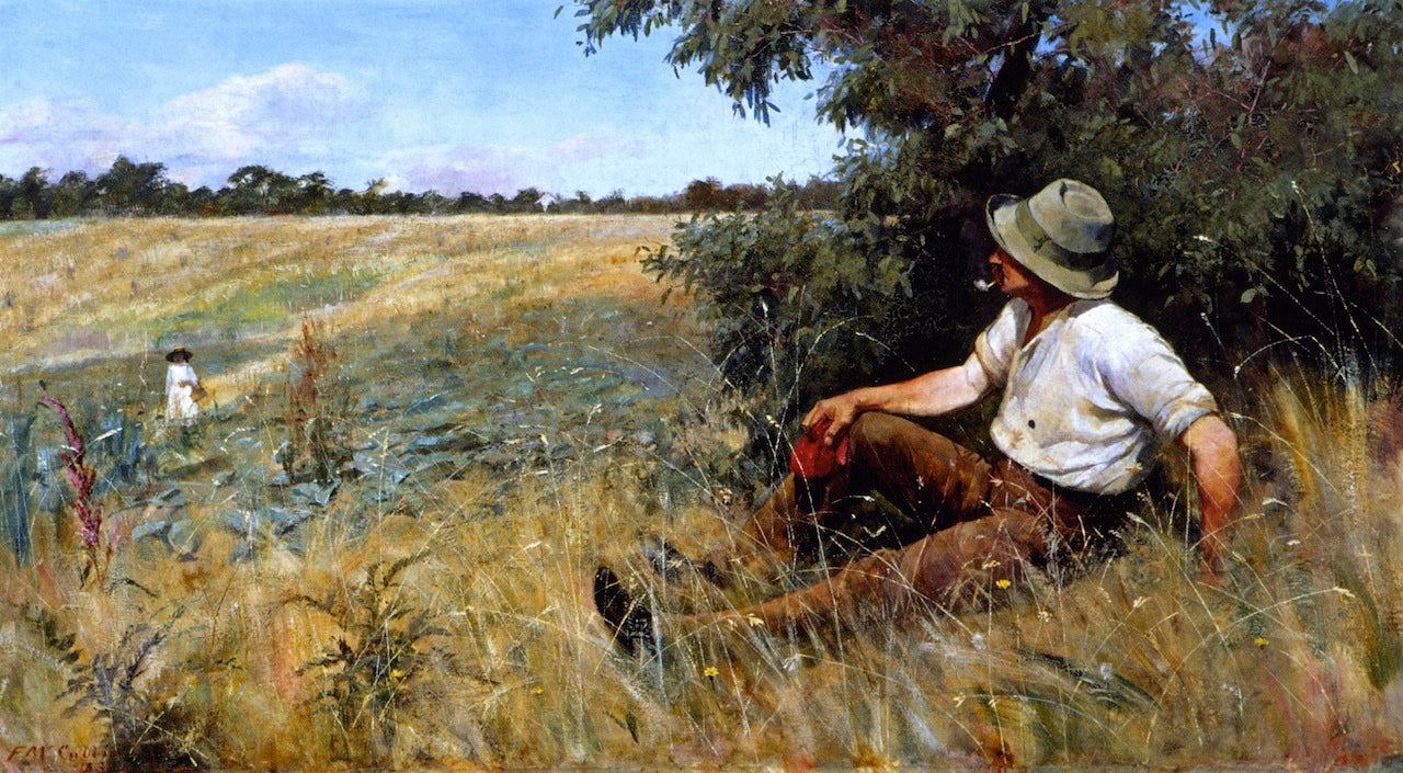 The Midday Rest by Frederick McCubbin,A3(16x12")Poster
