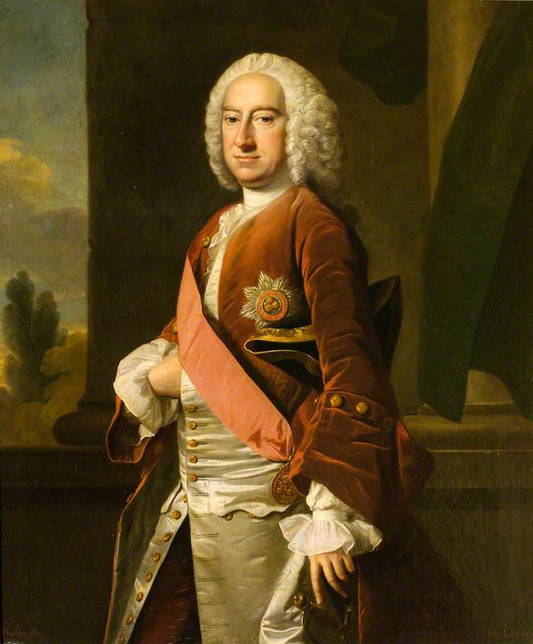 John Campbell, Lord Glenorchy, vintage artwork by Thomas Hudson, 12x8" (A4) Poster