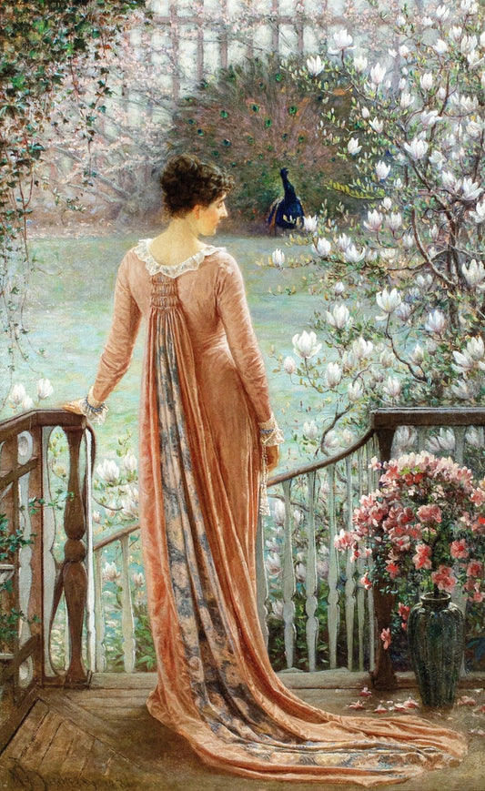 A Spring Fantasy, vintage artwork by William John Hennessy, 12x8" (A4) Poster