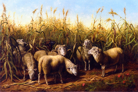 The Trespassers, vintage artwork by Arthur Fitzwilliam Tait, A3 (16x12") Poster Print