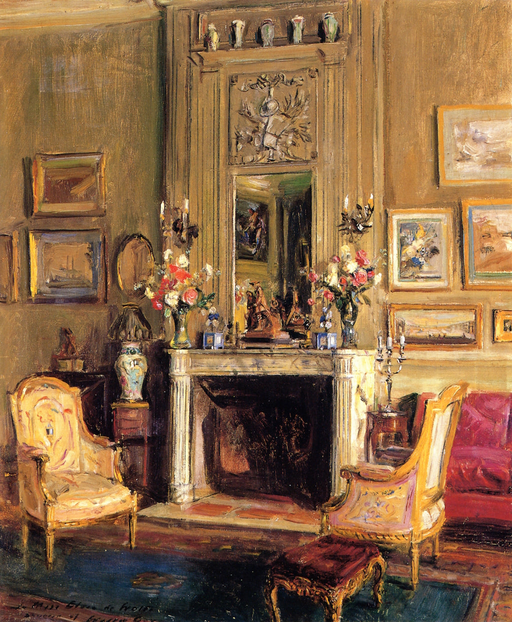 ng Room, 123 East Fifth-fifth Street, New York by Walter Gay,A3(16x12")Poster