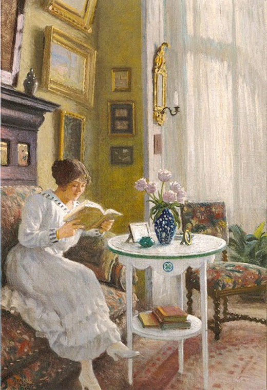 Afternoon Read by Paul-Gustave Fischer,A3(16x12")Poster
