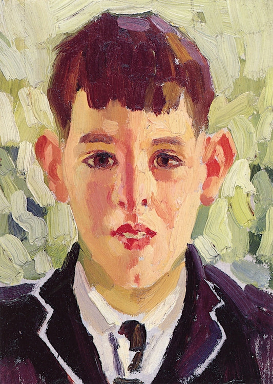 Tita in School Uniform, vintage artwork by Pierre Adolphe Valette, 12x8" (A4) Poster