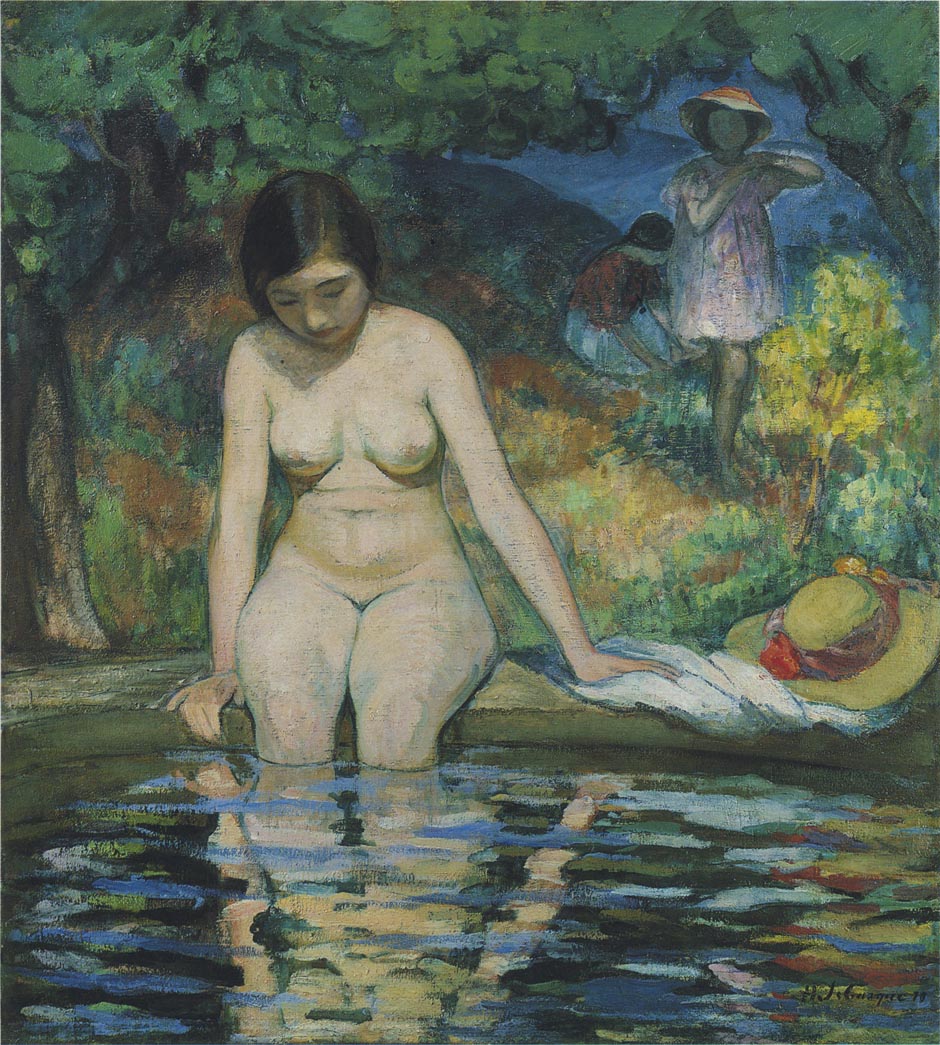 Bather by Henri Lebasque,A3(16x12")Poster