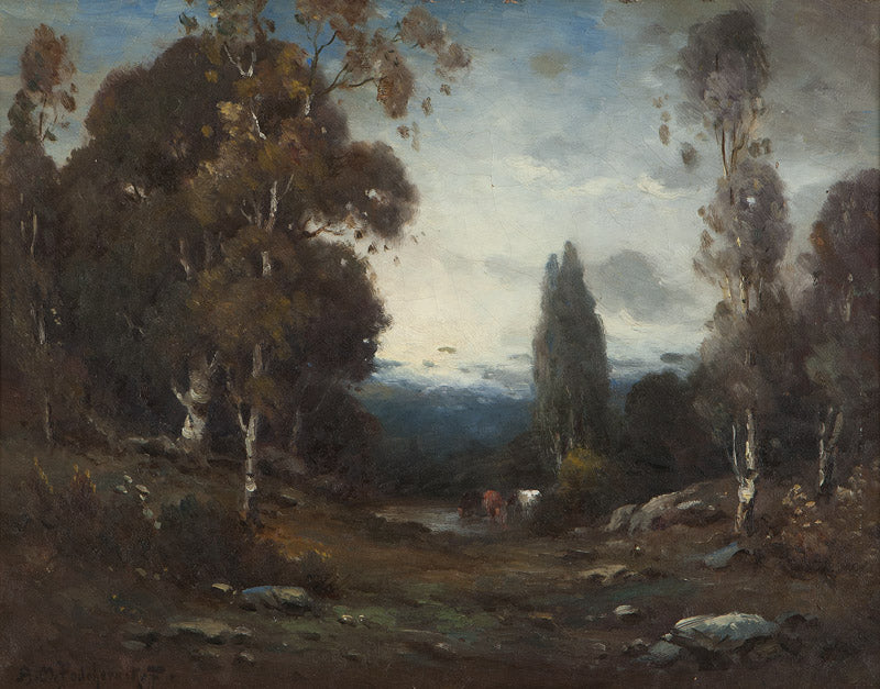 tering in a forest landscape by Alexis Matthew Podchernikoff,16x12(A3) Poster