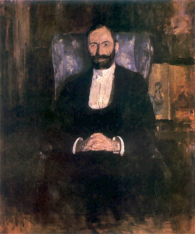Portrait of Feliks Jasienski by Olga Boznas„ska,A3(16x12")Poster