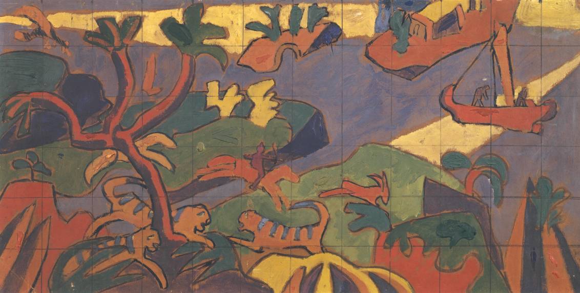 Decoration for 'The Cave of the Golden Calf' by Spencer Gore,16x12(A3) Poster