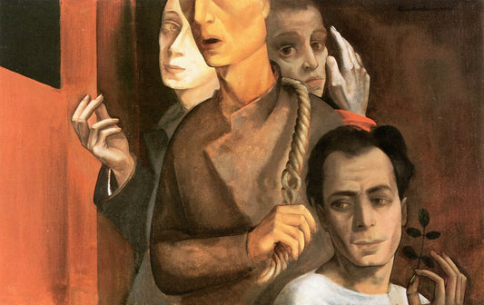 Self-Portrait in a Shroud by Felix Nussbaum,16x12(A3) Poster