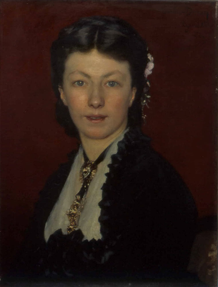 Portrait of Mrs Neyt, vintage artwork by Charles Auguste Émile Durand, 12x8" (A4) Poster