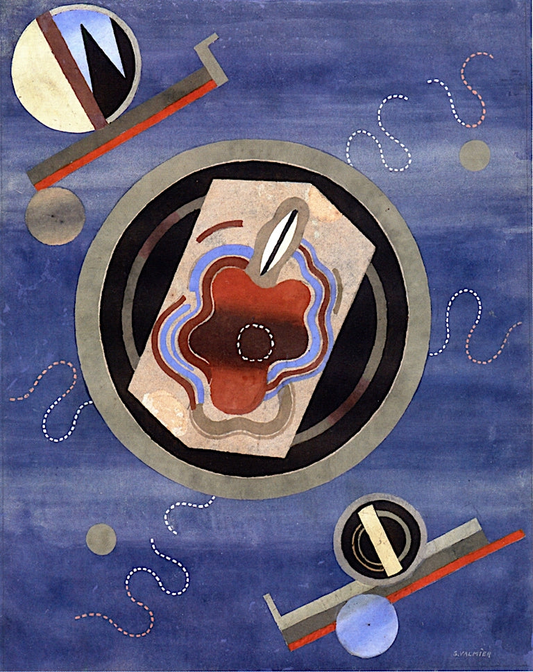 Shapes in Space by Georges Valmier,16x12(A3) Poster