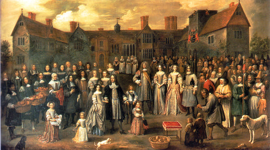 The Tichborne Dole, vintage artwork by Gillis van Tilborgh, 12x8" (A4) Poster