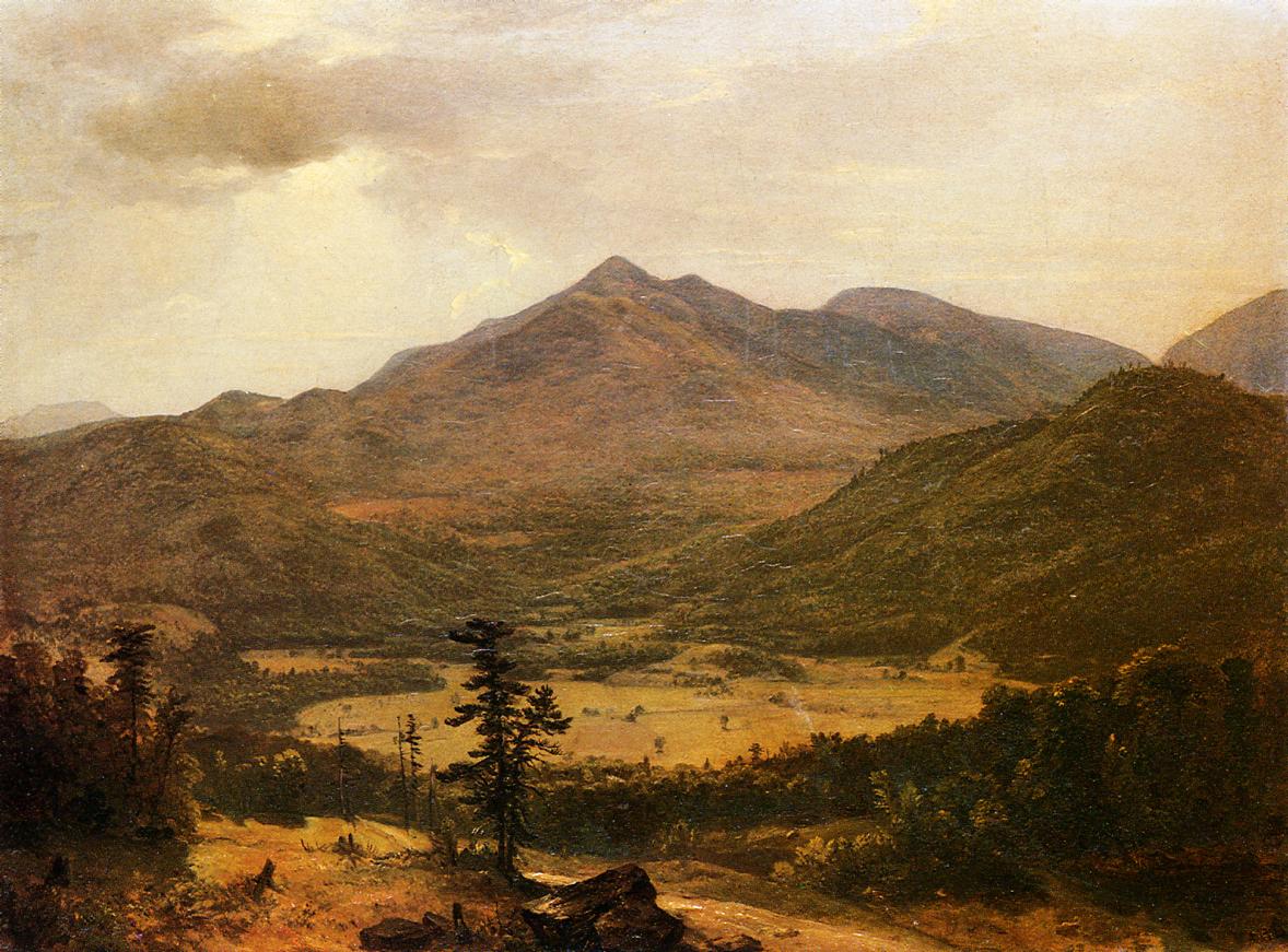 Adirondacks, vintage artwork by Asher Brown Durand, A3 (16x12") Poster Print