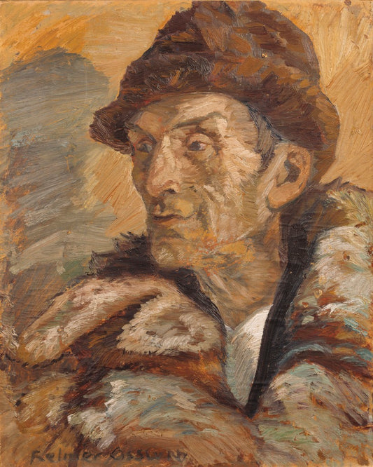 Farmer from Nordingra, vintage artwork by Helmer Osslund, 12x8" (A4) Poster