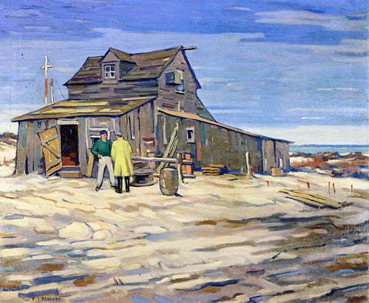 Chadwick Fishery Bunk House by Francis I. Bennett,16x12(A3) Poster